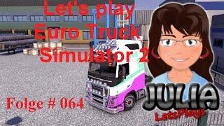 064 Let's play Euro Truck Simulator 2 - Julia plaudert über zukünftige Folgen - crash!