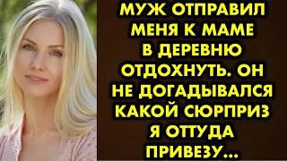 Муж отправил меня к маме в деревню отдохнуть. Он не догадывался какой сюрприз я оттуда привезу…