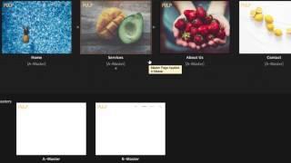 How to use Master Pages in Adobe Muse Tutorial