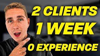 How I got 2 SMMA Clients In My First Week (As A Beginner)