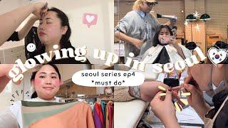 SEOUL DIARIES EP4  | *glowing up* in seoul | color analysis, hair perm, microblading, nails ౨ৎ ⋆｡˚