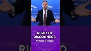 Alex Saliba and Agnes Jongerius, European #parliament members, on the #right to #disconnect #eu