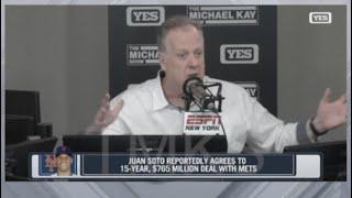 Juan Soto (15YR/765M) Chose Mets over Yankees Discussion - TMKS Michael Kay Show