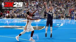 NBA 2K25 | Emirates NBA Cup | Mavericks vs Pelicans | Gameplay HIGHLIGHTS