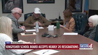 Kingfisher school board accepts nearly 20 resignations