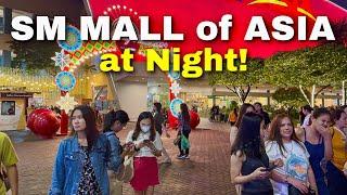 SM MALL of ASIA at Night! | The Biggest & Most Visited Mall in the Philippines this Christmas 2024