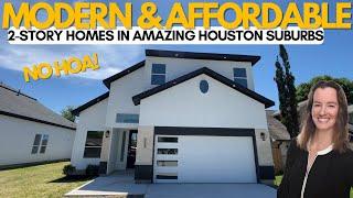 TWO Modern New Construction Homes in Houston Suburbs | 4-5 Bedrooms | $370K | Houston, TX