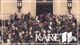 Columbia University campus restricted after protests end with dozens in custody