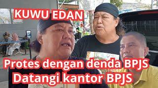 KUWU EDAN‼️Protes dengan denda BPJS  ngamuk dan datangi kantor BPJS#viral#lkuwuedan