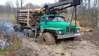 Soviet All Wheel Drive Military Trucks For Logging! GMC, FAP 1314, KRAZ, URAL and Heavy off road