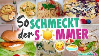 6️- Rezepte für den Sommer ️- Speiseplan für eine ganze Woche  | Familienrezepte | mamiblock