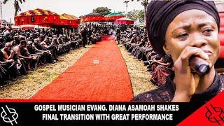 GOSPEL MUSICIAN EVANG. DIANA ASAMOAH SHAKES FINAL TRANSITION WITH GREAT PERFORMANCE