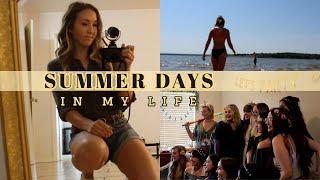 Days of Summer Vlog | work days, lots of coffee, and fun summer hangs