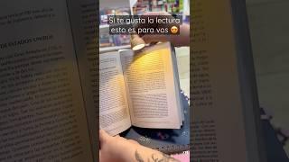 Si te gusta la lectura esto es para vos: lámpara para libros #lectura #libros #lecturadelibros