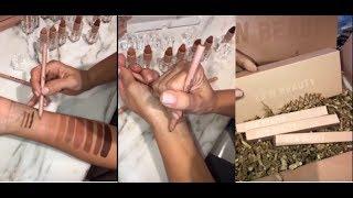 KKW Beauty Lip Liners and LipSticks SWATCHES & DEMO