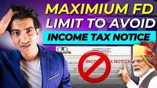 Maximum Fixed Deposit Limit In 2024 | Fixed Deposit Tds Limit | Income Tax On Fixed Deposit