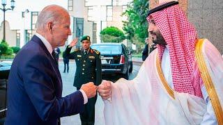 US President Joe Biden fist bump Saudi crown prince MBS,seeks to reset Saudi ties