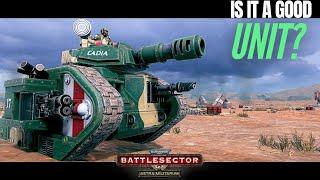 TANK COMMANDER REVIEW || Warhammer 40k: Battlesector - Astra Militarum DLC