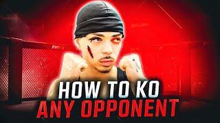 HOW TO KNOCK OUT ANY OPPONENT
