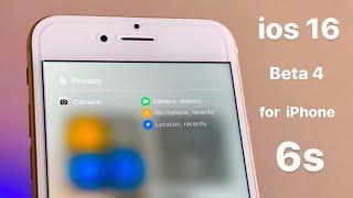 ios 16 Beta 4 Profile for iPhone 6s