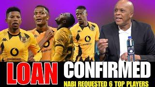 KAIZER CHIEFS COACH PICK 6 PALYERS TO BE LOANED & DR KHUMALO CONFIRMED , COMMENT