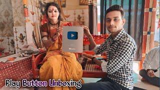 Kuwari Mata Ne Kiya Silver Play Button Unboxing ‼️ SK GAJPAL