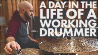 A day (or 3) in a life of a working drummer