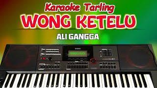 WONG KETELU KARAOKE||ALI GANGGA NO VOCAL