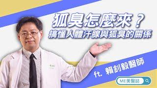 狐臭｜狐臭異味怎麼來？人體汗腺與狐臭的關係 ft.整型外科賴釗毅醫師【ME美醫誌】