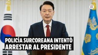 Corea del Sur: Policía no pudo arrestar al presidente Yoon | El Espectador