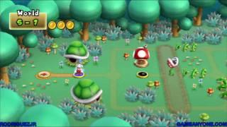 New Super Mario Bros. Wii 2P Co-Op Walkthrough (World 5 Pt. 1/5)