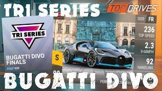 Top Drives Tri Series for the Bugatti Divo legendary prize car