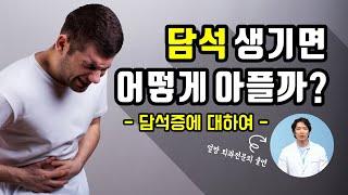 담낭염 증상은 무엇인가? ｜담석증 증상과 통증은 무엇인가? ｜내 몸의 돌, 담석은 무엇인가?