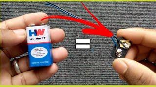 How To Make Battery Cap || 9 volt || Diy Easy Steps || Free Of Cost || The PerFect MaKeR