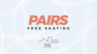 Pairs Free Skating | ISU World Junior Figure Skating Championships | #WorldJFigure