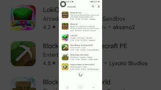 How to download Minecraft for free on Google play store