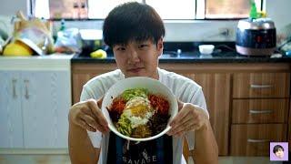 QUE COME UN COREANO? || Receta de bibimbap.