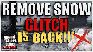 HOW TO REMOVE SNOW IN GTA ONLINE 2023 (EASY WORKAROUND)