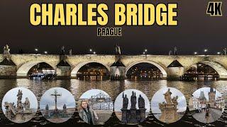 Exploring Prague's Iconic Charles Bridge History [4K] | Shiela Piet