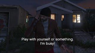 What Happens If You Keep Calling Your Girlfriend After Meeting Her - GTA 5 (All Dialogue)