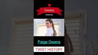 Paige Owens | history