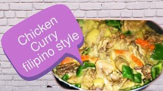 CHICKEN CURRY  (FILIPINO STYLE) NON SPICY