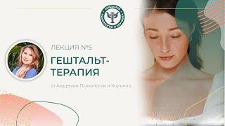 Гештальт-терапия. Лекция №5. Академия Психологии и Коучинга Вероники Хацкевич