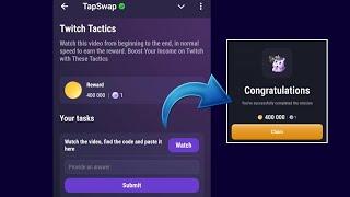 Twitch Tactics | Tapswap Code | Boost Your Income on Twitch with These Tactics