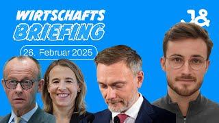 Wahl, Sondervermögen, Kauflaune | WIRTSCHAFTSBRIEFING | 26. Februar 2025