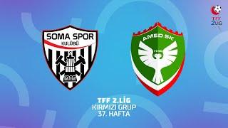 TFF 2. Lig Kırmızı Grup | Somaspor - Amed Sportif Faaliyetler