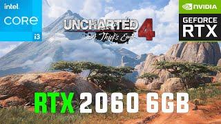 Uncharted 4 RTX 2060 6GB 1080p, 1440p, 4K DLSS