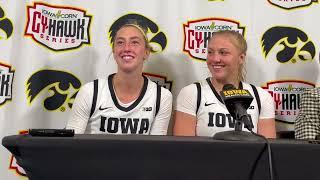 Lucy Olsen, Sydney Affolter came up big in Iowa women's basketball's comeback win over Iowa State