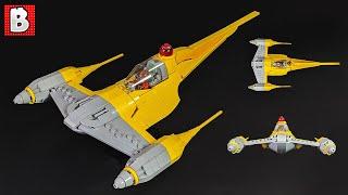 Beautiful LEGO N-1 Naboo Starfighter Update! Star Wars Custom Build