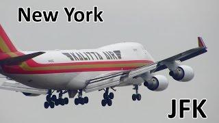 BUSY Planespotting at New York JFK: 747, 777, A340, 767, A330, 757 and more! [Full HD]